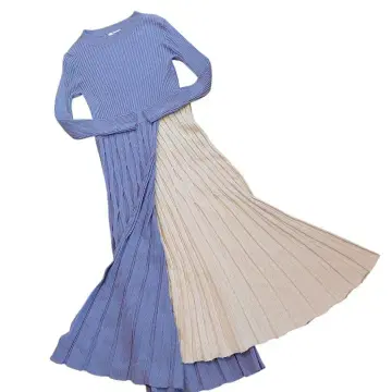 FRAY I.D 리브 니트 원피스