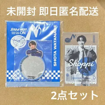 미개봉 와타나베 쇼타 미러 스티커 클리어 스티커 Snow Man ON