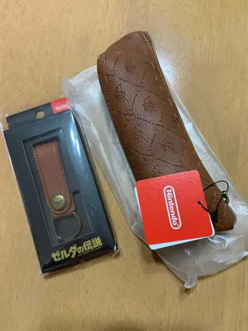 젤다의 전설 펜 케이스와 키링 세트 닌텐도 공식 굿즈