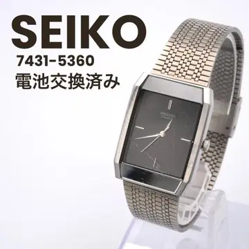 세이코 SEIKO 손목시계 7431-5360 빈티지 스퀘어 Y2K