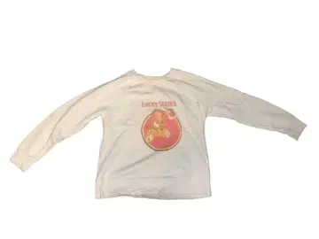 Lucky Strike 로고 맨투맨