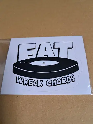 FAT WRECK CHORDS 스티커 HI-STANDARD 하이스타