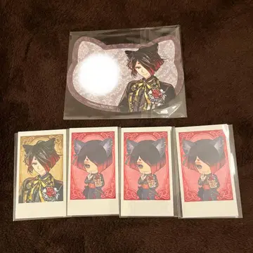 악마 고양이 난자 구매 특전 인스턴트 사진풍 카드 유한