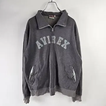 MzP 별주 아비렉스 풀 ZIP 스웨트 셔츠 크랙 프린트 넘버링