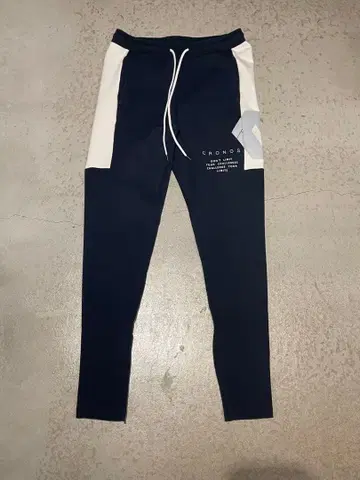 CRONOS 조거 팬츠 네이비 화이트
