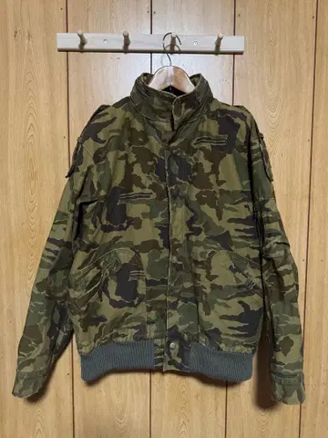 카모플라쥬 밀리터리 자켓