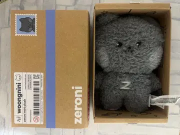 zeroni woongnini  봉제 인형 zb1 트레이딩 카드 포함
