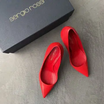 세르지오로시 펌프스 레드