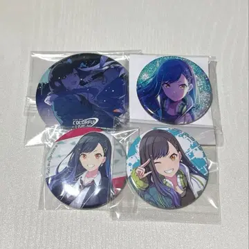 프로세카 시라이시 안 세카라이 캔 거울 + 캔뱃지 3점 덤 포함