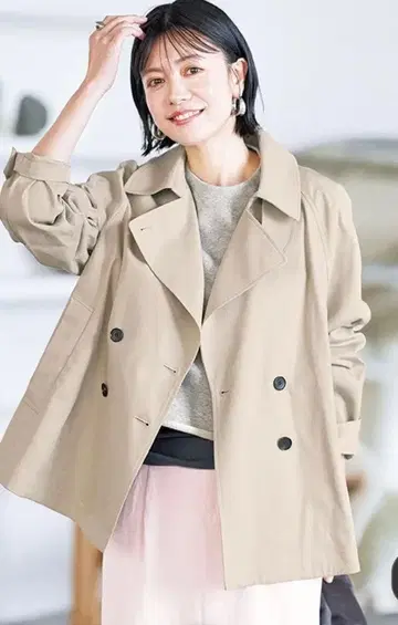 ONWARD CLOSET 숏 트렌치코트