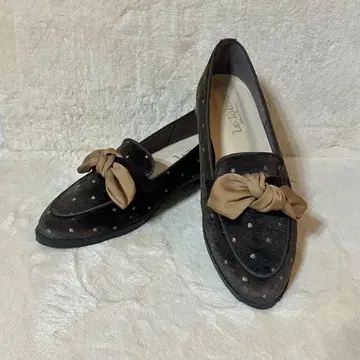 르탈론 플랫슈즈 리본