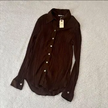 Kiaris 빈티지 구매 브라운 셔츠 리브