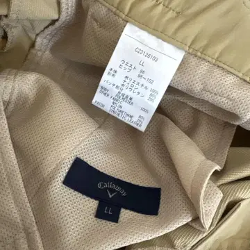 캘러웨이 골프 남성용 스트레치 팬츠 베이지 LL