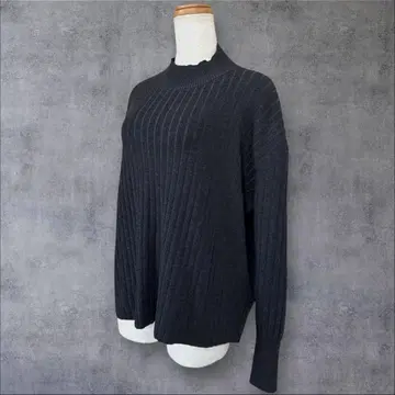 새상품급 유나이티드 애로우즈 와이드 리브 하이넥 니트