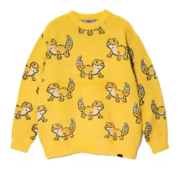 go slow caravan 레오파드게코 샤기 니트