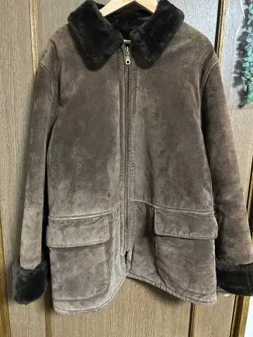 빈티지 가죽 자켓 GALLERY 브라운 코트 M 사이즈