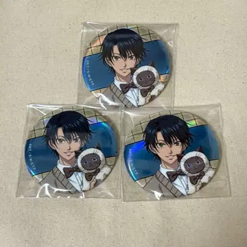 신 테니스의 왕자님 파르코 Autumn 오로라 캔뱃지 에치젠 료마 3점