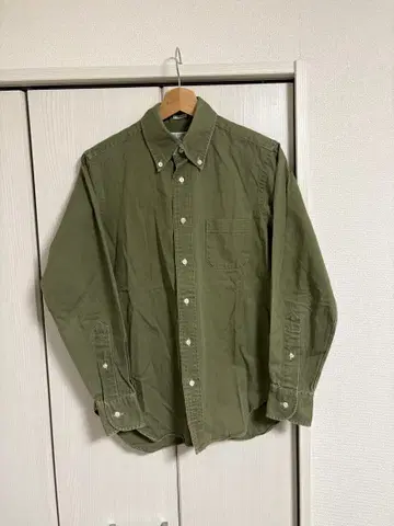 INDIVIDUALIZED SHIRTS 올리브 그린 셔츠 15 32