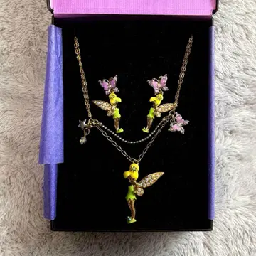 [ 박스 포함, 새상품급 ] ANNA SUI 팅커벨 목걸이