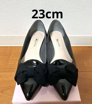 다이애나 블랙 펌프스 23cm