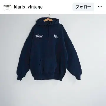 Kiaris vintage 구매 네이비 맨투맨 후드티