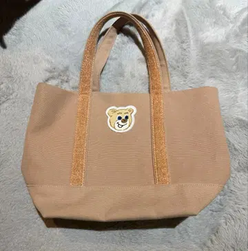 러브러리 바이 페이 페이 올드 테디 와펜 토트백 베이지 스몰