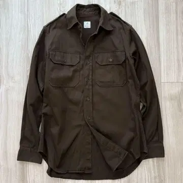 Anatomica 밀리터리 셔츠 S 카키 올리브 일본제 아나토미카