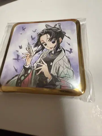 귀멸의 칼날 스퀘어 캔뱃지 다이닝 코쵸우 시노부