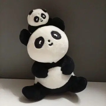 우에노랜드 한정판 팬더 모자 봉제 인형 잠자리 선생님 우에노 동물원