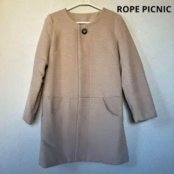 ROPE PICNIC 베이지 체스터 코트