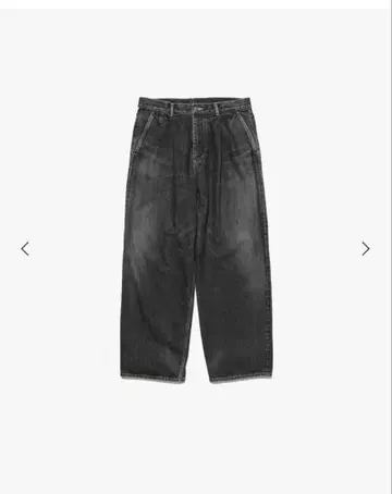 Selvage Denim Two Tuck Pants -DARK FADE