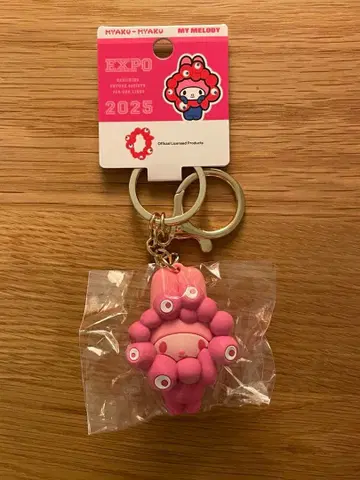 산리오 미야쿠미야쿠 최애 컬러 키링 마이멜로디