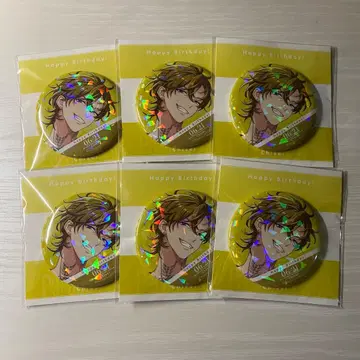 Paradox Live 쿠즈류 치세 벌스데이 캔뱃지 세트