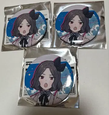 극장판 총집편 걸클래스 트레이딩 오로라 캔뱃지 에비즈카 사토시 3개