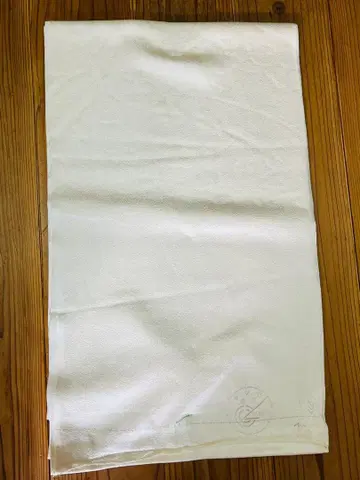 군제산업 실크 100% 옷감 원단 화이트 미염색