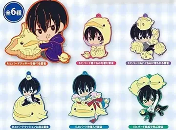 가정교사 히트맨 REBORN! 히바리 쿄야 러버 스트랩 컬렉션 전 6종