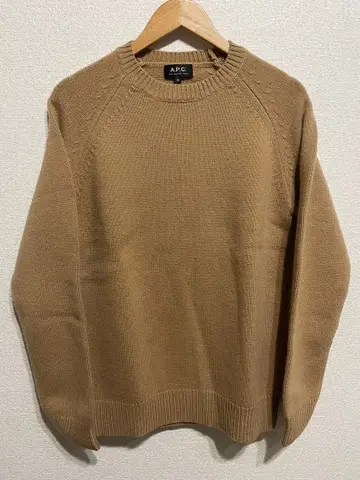 A.P.C. 크루넥 니트 남성용 베이지