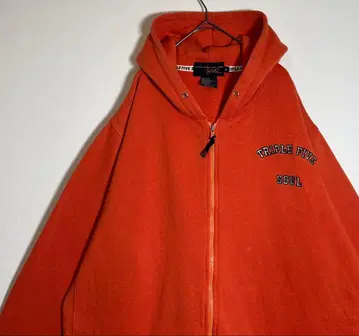 트리플 파이브 서울 자수 집업 후드티