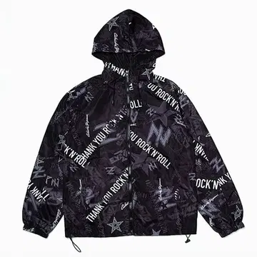 야자와 에이요시 나일론 후드티(Logos)