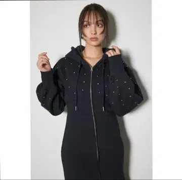 비쥬 맨투맨 머메이드 원피스 rienda