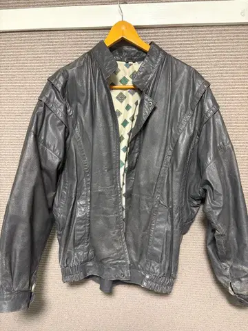 블랙 가죽 자켓 vintage