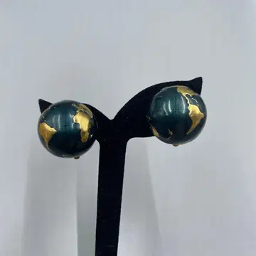 23 빈티지 지구 디자인 구체 귀찌