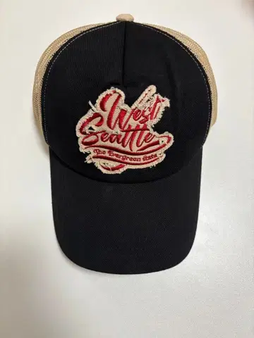 West Seattle 메쉬 캡 베이지