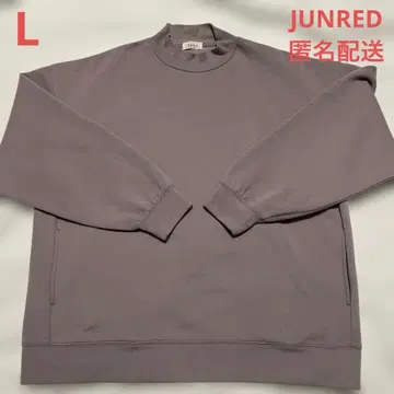 L JUNRED 준 레드 맨투맨 트레이닝복 라벤더 크루넥