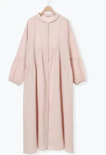 사만사 모스모스 CrossxLinen 숄카라 원피스 핑크