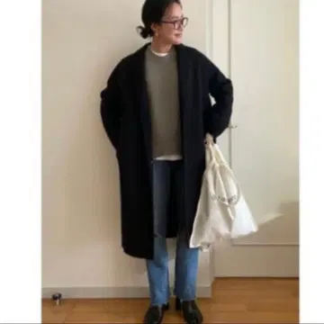 갸루리 비 캐시미어 100% 체스터 코트 안감 있음