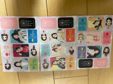 twice K-POP 아이돌 스티커 시트 3매 세트