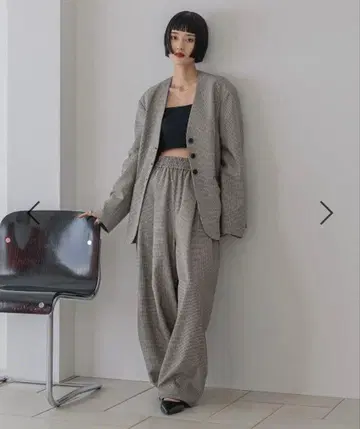 새상품 LOWRYS FARM TR 노카라 자켓