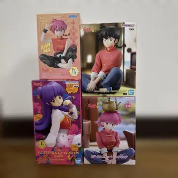 란마1/2 사오토메 란마 점프 피규어 세트