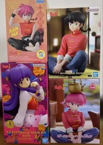 란마1/2 사오토메 란마 점프 피규어 세트